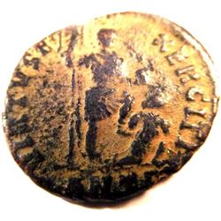 Bronze Coin of Theodosius I (379-395 A.D.)