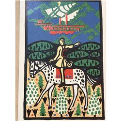 Oskar Kokoschka Vintage Limited Lithograph Postcard