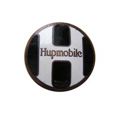 1927 Model A Hupmobile Car Badge Radiator Emblem