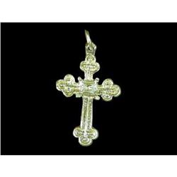 Cross Medieval Ciondolo Argento 925