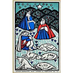 Oskar Kokoschka Vintage Limited Lithograph Postcard