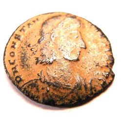 Bronze Coin of Constantius II (337-361 A.D.)