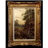Image 1 : Signed Early 20thc Oil Painting, British Sunset Landscape