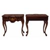 Image 2 : Pair of Italian Floral Inlaid Console Tables
