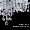 Image 3 : Durham - 12 Light Crystal Chandelier with Swarovski - 22" x 31"