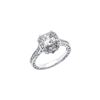 Image 1 : 1.75 CT. FLAWLESS BIANCO DIAMOND RING 14K SOLID GOLD FILIGREE SETTING