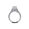Image 2 : 1.75 CT. FLAWLESS BIANCO DIAMOND RING 14K SOLID GOLD FILIGREE SETTING