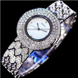 Women's Stainless Steel & Crystal Quartz Bracelet Wrist Watch