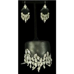 Pair Of Earrings And Bracelet