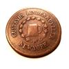 Image 2 : 1863 Civil War Token - Gustav Lindenmuller New York - Rare