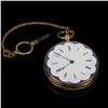 Image 1 : Constantine Geneve Cylindre Huit Rubis 18K Gold Pocket Watch
