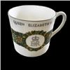 Image 2 : Queen Elizabeth II Staffordshire Silver Jubilee Trinket Box & Tea Cup Set
