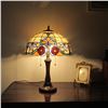 Image 3 : ADELE Tiffany-style 2 Light VictorianTable Lamp 16" Shade - Table Lamp