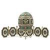 Image 1 : 1912 Napoleonic Russian Faberge Egg with Picture Frames