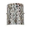 Image 3 : "SHELLEY" Mosaic 1 Light Wall Sconce 8.3" Wide