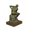 Image 4 : Rodin Thinker Symbol of Philosophy Bronze Sculpture Hot Cast Marble Base Figure