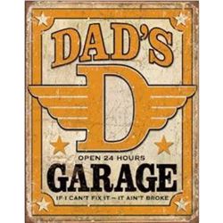 Dad's Garage 12.5"Wx16"H