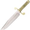Image 1 : Frontier Series Classic Bowie Fixed Blade Knife with Standard Edge Carbon Steel Bowie Blade & Bone H