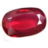 Image 1 : VVS 21.70 Ct Natural Mozambique Blood Red Ruby AGSL Certified Oval Cut Gemstone