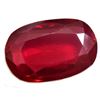 Image 2 : VVS 21.70 Ct Natural Mozambique Blood Red Ruby AGSL Certified Oval Cut Gemstone