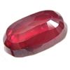 Image 3 : VVS 21.70 Ct Natural Mozambique Blood Red Ruby AGSL Certified Oval Cut Gemstone
