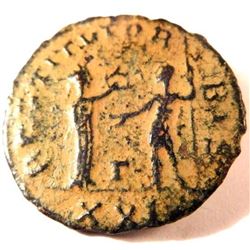 Bronze coin of Aurelian (270-275 A.D.)