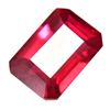 Image 2 : VVS 9.10 Ct Natural Mozambique Blood Red Ruby AGSL Certified Emerald Cut Gem