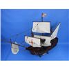 Image 13 : Wooden Santa Maria with Embroidery Tall Model Ship 30"