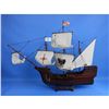 Image 14 : Wooden Santa Maria with Embroidery Tall Model Ship 30"