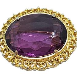 Designer Amethyst Shawl Scottish Scarf Sphinx Celtic Kilt Pin