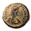 Image 1 : Ancient Coin Depicting Aelia Flaccilla, Wife of Theodosius I (378 - 395 A.D.) - Scarce