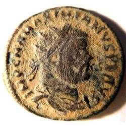 Ancient Bronze Radiate of Emperor Maximianus (286-305, 307-308, 310 A.D.)