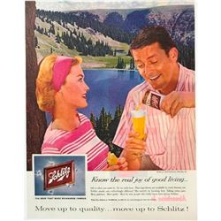 1959 Schmitz Beer Magazine Advertisement