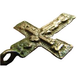 Big Relief Late Medieval Period Church Bronze Cross