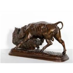 Bear and Bull By I. Bonheur
