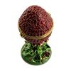Image 3 : Faberge Inspired Crystal Red Strawberry Royal Inspired Russian Egg