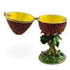 Image 4 : Faberge Inspired Crystal Red Strawberry Royal Inspired Russian Egg