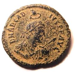 Bronze Coin of Arcadius (383-408 A.D.) - RARE