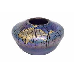 R. Eicholt Art Glass Vase