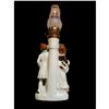 Image 2 : Vintage Mid Century Colonial Figural Porcelain Lamp