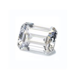 5.21 ct Emerald Step-cut Bianco Diamond 6aaa Loose Stone 11x9mm