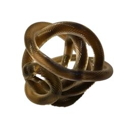 Art Glass Coiled Snake Desk Paperweight Sculpture