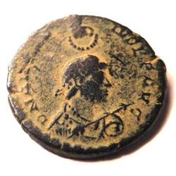 Bronze Coin of Arcadius (383-408 A.D.) - RARE
