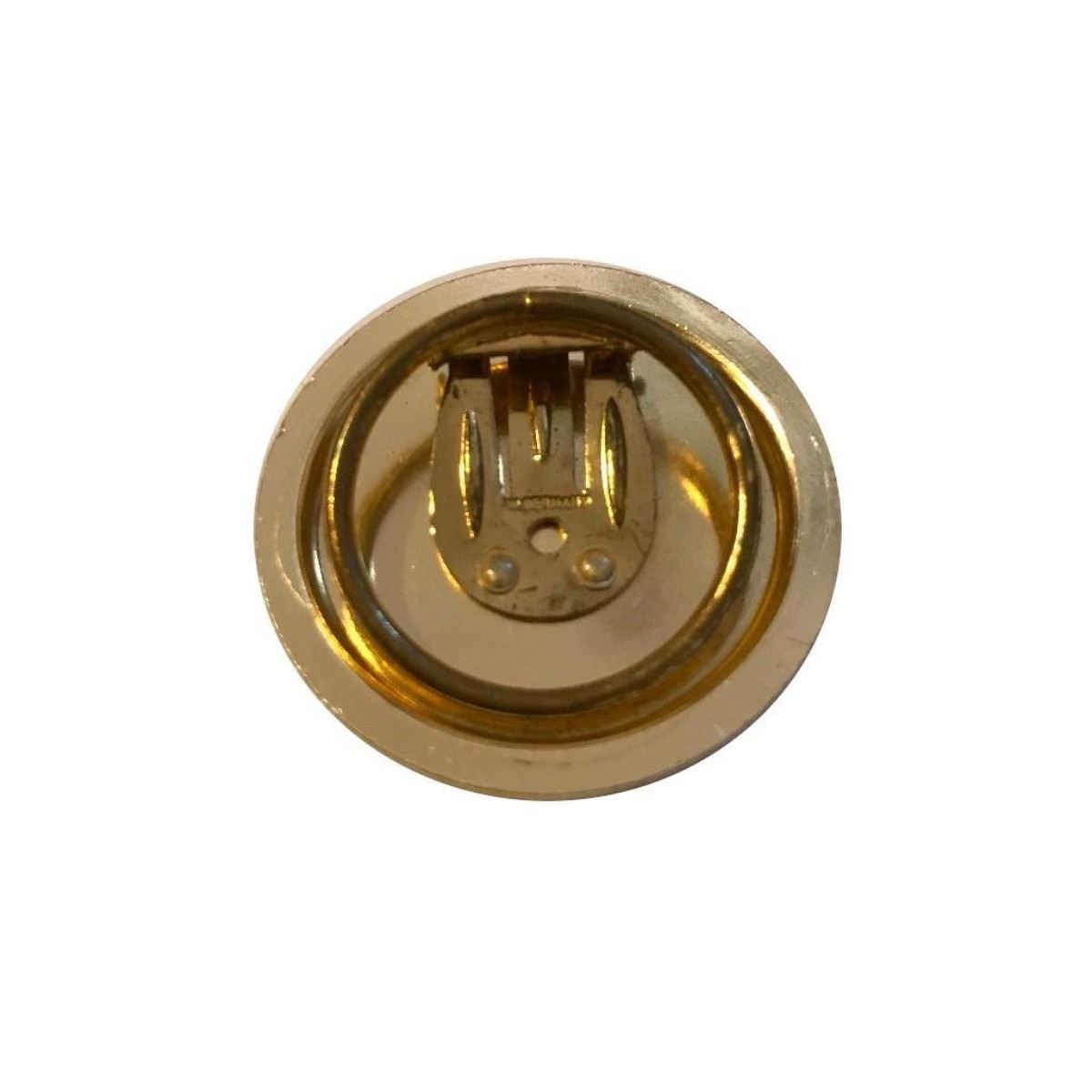 Vintage West Germany Iridescent Floral Scarf Clip