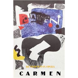 Antoni Clave, Metropolitan Opera - Carmen, Poster
