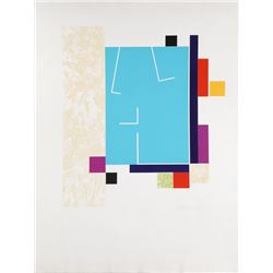 Stephen Antonakos, Untitled Print H from Alphavitos, Lithograph