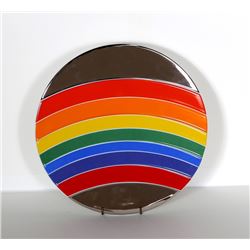 Otto Piene, Rosenthal, Rainbow Porcelain Plate