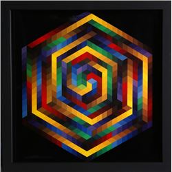 Victor Vasarely, untitled 7 from Progressions, Print on Glossy stock