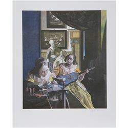George Deem, Primary Vermeer, Lithograph