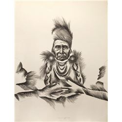 Marisol Escobar, Chief Joseph, Lithograph